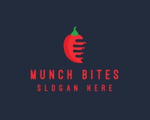 Red Chili Pepper logo design