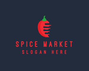 Red Chili Pepper logo design