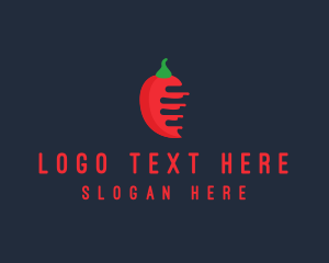 Ingredient - Red Mexican Chili logo design