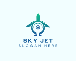 Airline Airplane Aviation logo design