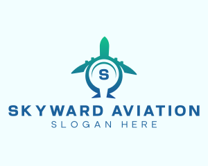 Airline Airplane Aviation logo design