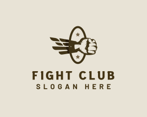 Fist Punch Fighting logo design