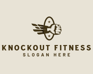Boxing - Fist Punch Fighting logo design