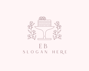 Floral Dessert Cake  Logo