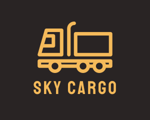 Cargo Trailer Truck  logo design