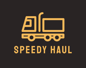 Cargo Trailer Truck  logo design