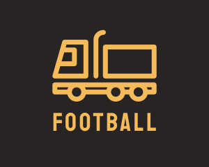 Movers - Cargo Trailer Truck logo design