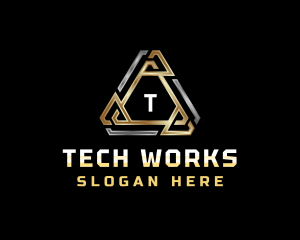 Triangle Tech Digital logo design