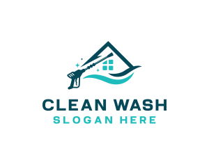 Home Cleaning Pressure Washer logo design