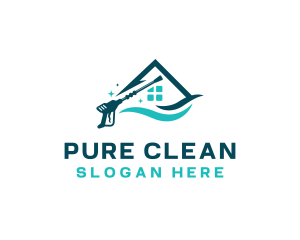 Home Cleaning Pressure Washer logo design