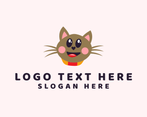 Veterinarian - Pet Cat Veterinarian logo design