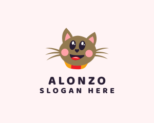 Pet Cat Veterinarian  logo design