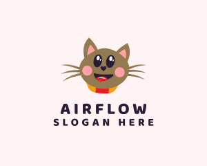 Pet Cat Veterinarian  logo design