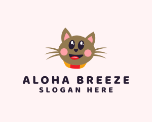 Pet Cat Veterinarian  logo design