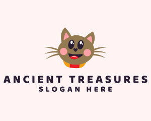 Pet Cat Veterinarian  logo design