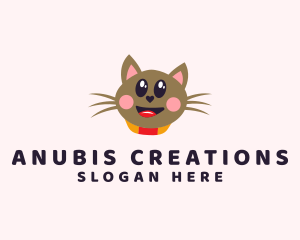 Pet Cat Veterinarian  logo design