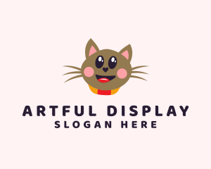 Pet Cat Veterinarian  logo design