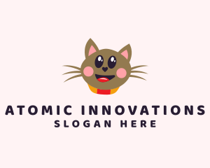 Pet Cat Veterinarian  logo design