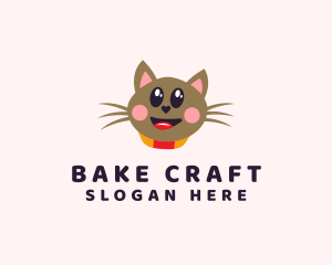 Pet Cat Veterinarian  logo design