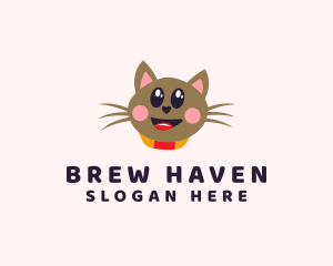 Pet Cat Veterinarian  logo design