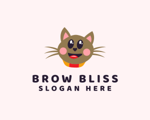 Pet Cat Veterinarian  logo design