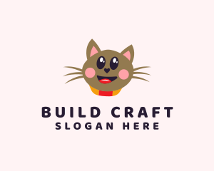 Pet Cat Veterinarian  logo design