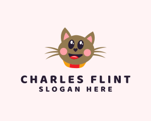 Pet Cat Veterinarian  logo design