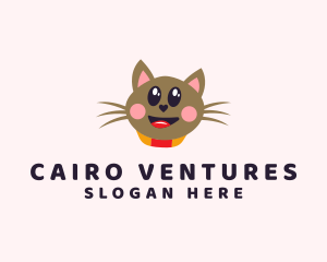 Pet Cat Veterinarian  logo design