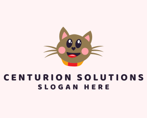 Pet Cat Veterinarian  logo design