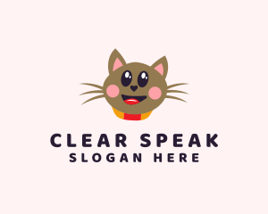 Pet Cat Veterinarian  logo design