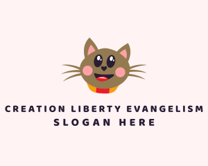 Pet Cat Veterinarian  logo design