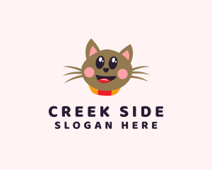 Pet Cat Veterinarian  logo design