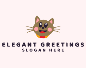 Pet Cat Veterinarian  logo design