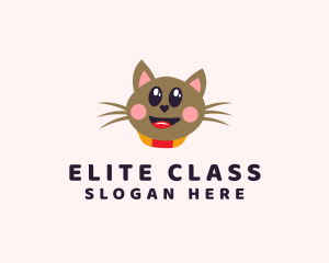 Pet Cat Veterinarian  logo design