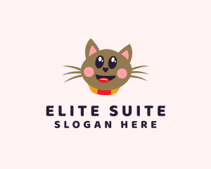 Pet Cat Veterinarian  logo design