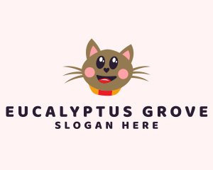 Pet Cat Veterinarian  logo design