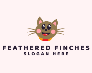 Pet Cat Veterinarian  logo design