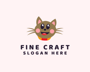 Pet Cat Veterinarian  logo design