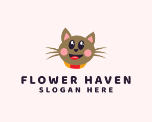 Pet Cat Veterinarian  logo design