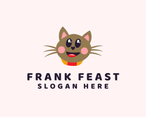 Pet Cat Veterinarian  logo design