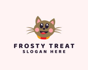 Pet Cat Veterinarian  logo design