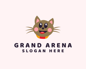 Pet Cat Veterinarian  logo design