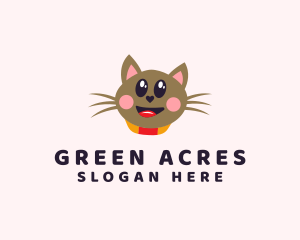 Pet Cat Veterinarian  logo design