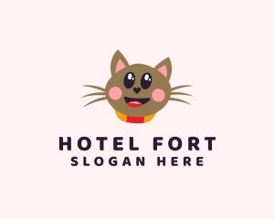 Pet Cat Veterinarian  logo design