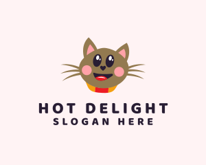 Pet Cat Veterinarian  logo design