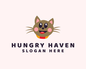 Pet Cat Veterinarian  logo design