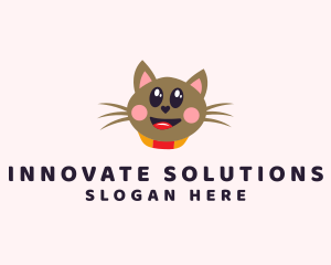 Cat - Pet Cat Veterinarian logo design