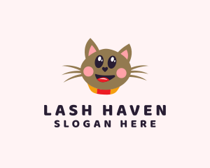 Pet Cat Veterinarian  logo design