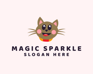 Pet Cat Veterinarian  logo design