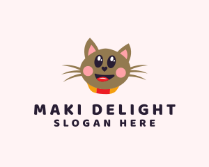 Pet Cat Veterinarian  logo design